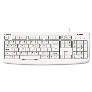 Imagem de Teclado lavável Kensington 64406 Pro Fit USB, 104 chaves, com fio, branco