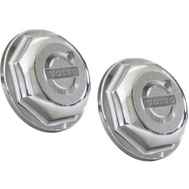 Imagem de Par Tampa Cubo Cromada Dianteiro Caminhão Volvo Fh Fm Nh - top-ar