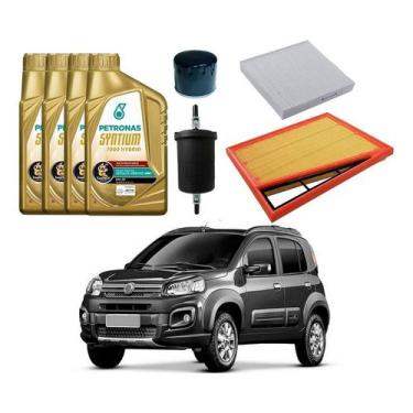 Imagem de Kit Revisao Troca De Filtro Fiat Uno Way 1.0 1.3 2017 A 2022 - Wega