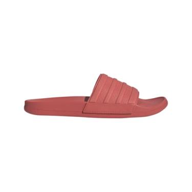Imagem de adidas Tênis adulto unissex Adilette Comfort Slide, Preloved Scarlet/Preloved Scarlet/Preloved Scarlet, 15 Women/14 Men