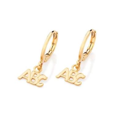 Imagem de Brincos banhado ouro 3x 24k 18k e 22k femininos argola pequenos infant