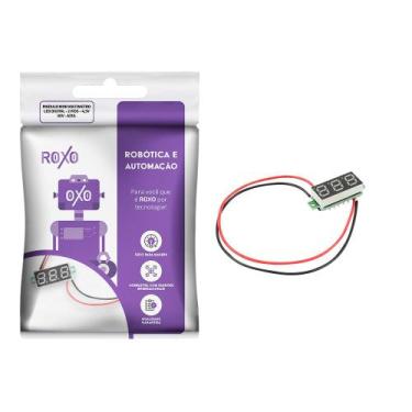 Imagem de Módulo Mini Voltímetro LED Digital 4,5V-30V Azul - RoXo, 010-0383RX