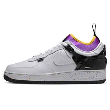 Imagem de Nike Tênis masculino Air Force 1 Low SP Undercover Cinza Nevoeiro/Cinza Nevoeiro Preto (DQ7558 001), Cinza neblina/cinza nevoeiro - preto, 43
