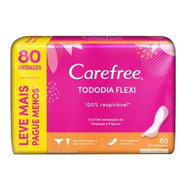 Imagem de Protetor Diário Carefree  Todo Dia Flexi Sem Fragrância