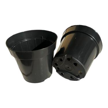 Imagem de 50 Vasos Pote Plástico Resistente Mudas Plantas Flores N 12 - DoceL@r