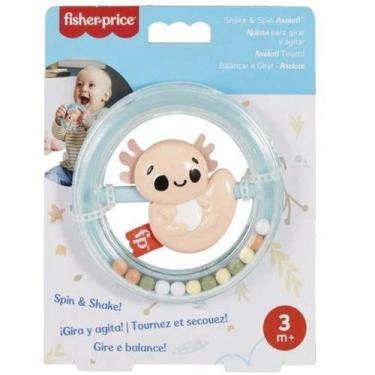Imagem de Mordedor e Chocalho Sensimals FISHER-PRICE Mattel HRB19 Axolote
