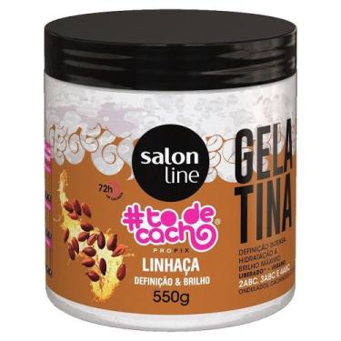 Imagem de Gelatina Capilar Salon Line Tô de Cachos Linhaça 550g