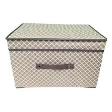 Imagem de Caixa Organizadora Flexível Multiuso Guarda Roupa Armário - Y888