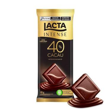 Imagem de Chocolate 40% Cacau Lacta Intense 85g