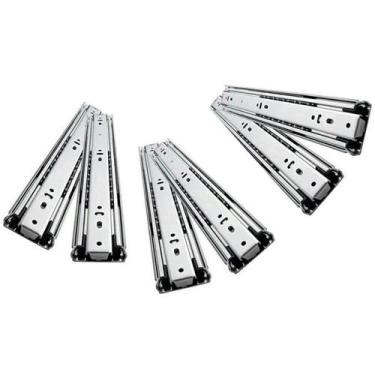 Imagem de Corrediça Gaveta Trilho Telescópico 350mm H35 30kg Kits - HD FERRAGENS