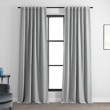 Imagem de HPD Half Price Drapes Bellino Cortina de escurecimento de quarto 127 x 213 cm (1 painel), BOCH-PL1701-84, Vista Grey