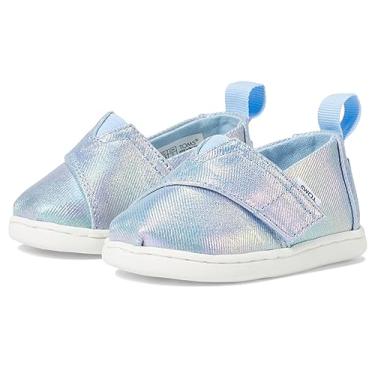 Imagem de TOMS Alpargata Slip-On para meninas, crianças pequenas e grandes, Lona multiiridescente, 6 Toddler