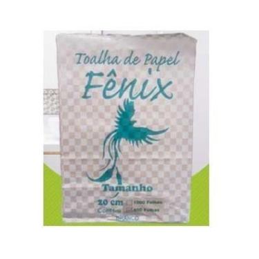 Imagem de Papel Toalha FENIX Interfolhado Pardo 2 Dobras 20x21cm Fardo 800 Folha
