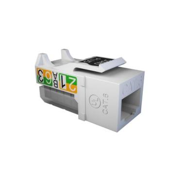 Imagem de Conector Rj 45 Fêmea Cat.6 Sohoplus Furukawa Branco