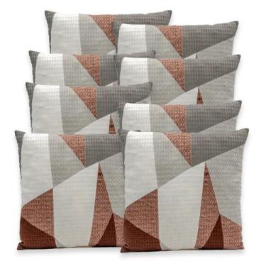 Imagem de Kit 8 Capas de Almofadas Favinho 40x40 C/ Zíper PIQUET Estampadas - Be