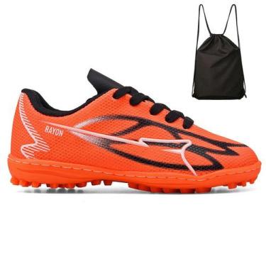 Imagem de Kit Chuteira Infantil Futebol Campo Society Meninos + Mochila - Rayon 