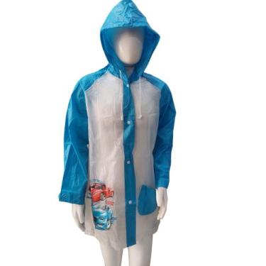 Imagem de capa de chuva infantil masculina / veste de 6 a 9 anos. - importado