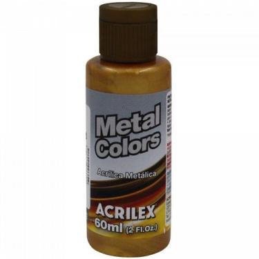 Imagem de Tinta Acrílica Dourado Solar Metálico (60ml) - Redelease