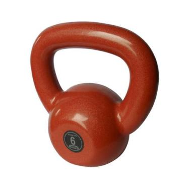Imagem de Kettlebell Emborrachado Treinamento Funcional Fitness 6,0 Kg - ANILHAS