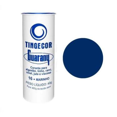 Imagem de Tingecor Azul Marinho Guarany 40g Corante de Roupas