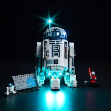 Imagem de VONADO LED Light Kit Compatible with Lego R2-D2 Brick Built Droid 75379 (No Models Only Light) Creative Lighting Set Accessories Compatible with Lego R2-D2 25th Anniversary Set