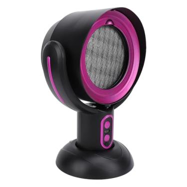 Imagem de Exaustor portátil com 2 velocidades, Exaustor de mesa recarregável por USB com filtro de resfriamento e caixa de óleo para churrasco Hot Pot, Exaustor de cozinha de baixo ruído