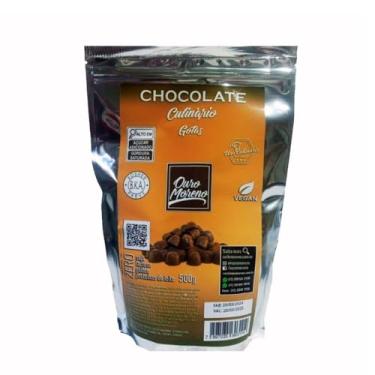 Imagem de Chocolate em Gotas para Culinária Vegano Sem Lactose - 500g