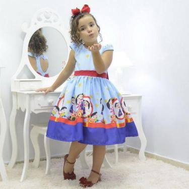 Imagem de Vestido infantil tema Show da Luna - Moderna Meninas, 14 - 9 anos