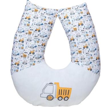 Imagem de Almofada Amamentação Amiguinhos Bordada para Bebê - Miguel Baby Enxova