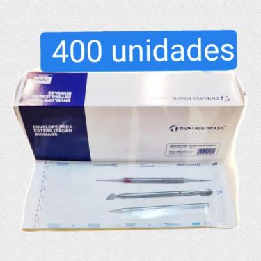 Imagem de 400 ENVELOPE ESTERILIZAÇÃO AUTOCLAVE 9x23cm - PROFLEX