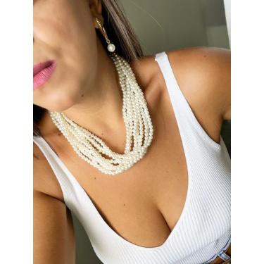 Imagem de Máxi Colar Ananda - Nilza Biju, Pérola