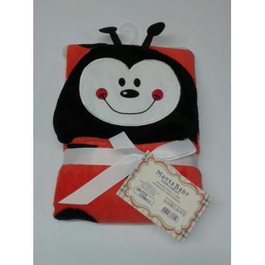 Imagem de Manta Baby com Capuz de Bichinho - JOLITEX, Joaninha