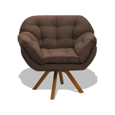 Imagem de Poltrona Miami Cadeira Base Giratória Salão Escritorio Consultório Ama