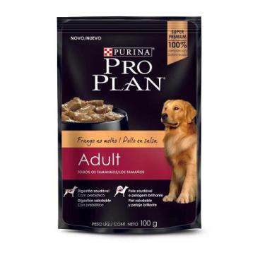 Imagem de Proplan Sachê Cães Adult 100g, Frango