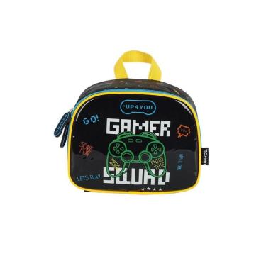 Imagem de Lancheira Escolar Luxcel Up4You Game Squad Preto