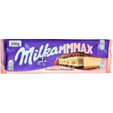 Imagem de Chocolate milka strawberry cheesecake 300g