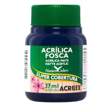 Imagem de Tinta acrilica fosca 37ml acrilex escolha a cor, 544 - AZUL MARINHO