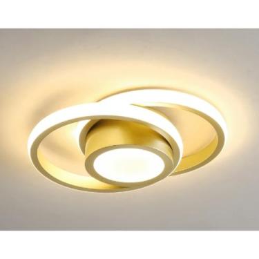 Imagem de Luminária De Teto Plafon Led Moderna Lustre para Corredor Sala Quarto 