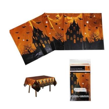 Imagem de Toalha de Mesa Metalizada Tema Halloween - Decoração - CM Presentes e 