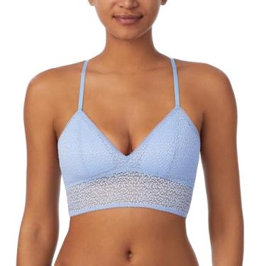 Imagem de DKNY Sutiã feminino moderno de renda nadador, Serenity, M