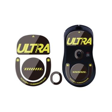 Imagem de TALONGAMES Pés de Mouse de Vidro Ultra Fortes com Bordas Curvas, Compatíveis com Logitech G Pro X Superlight 2 DEX Sem Fio, Sola Super Suave, Deslizante