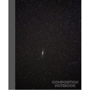 Imagem de Caderno de composição: Caderno de composição noturna estrelada para crianças, meninas, estudantes, professores e como um ótimo presente