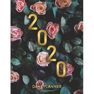 Imagem de 2020 Daily Planner: Daily Planner With Hourly Schedule, Monday To Sunday, Weekly Layout With Space For Notes, Each Month Calendar View At A Glance. Jan 2020 to Dec 2020 Organizer With Rose Gold Cover