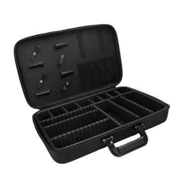 Imagem de Kokiya Organizador de suprimentos de barbeiro Bolsa de ferramentas de barbeiro, Bolsa de cabeleireiro, Bolsa de viagem de cabeleireiro para pentes, tesouras,