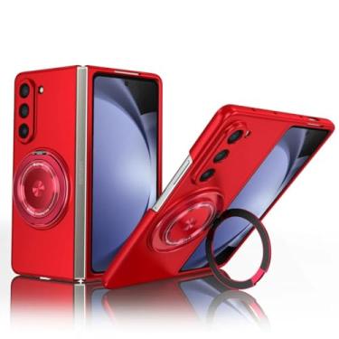Imagem de Capa Protetora Com Anel Magnético 360 Para Samsung Galaxy Z Fold6 (vermelho)