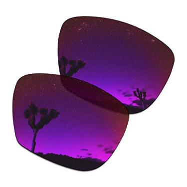 Imagem de SmartVLT Lentes de reposição masculinas para óculos de sol Oakley Hold On - Mais opções, Sol da meia-noite, Tamanho �nico