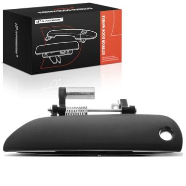 Imagem de A-Premium Maçaneta de porta externa do lado do motorista dianteiro esquerdo com fechadura compatível com Honda Fit 2009 2010 2011 2012 2013, Primed Black, Replace# 72180-TF0-013Z, 72180-TK6-A01ZE