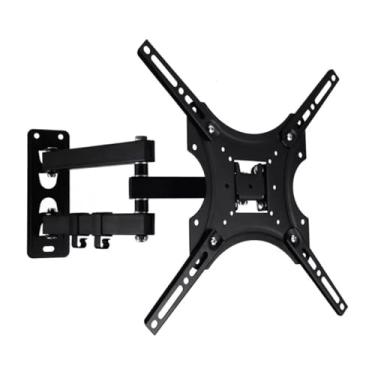 Imagem de Suporte para TV Articulado Universal 14” a 55” LCD LED QLED OLED Plasma até 50kg Kit de Instalação Inclinável De Parede