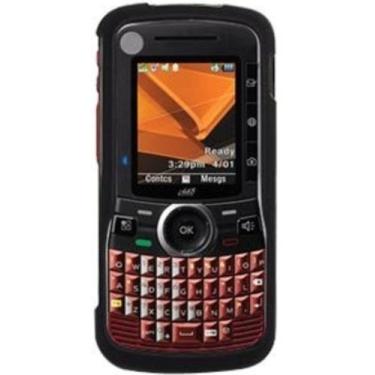 Imagem de Amzer Capa rígida de cristal de encaixe emborrachada para Nextel Motorola Clutch i465 - Preta