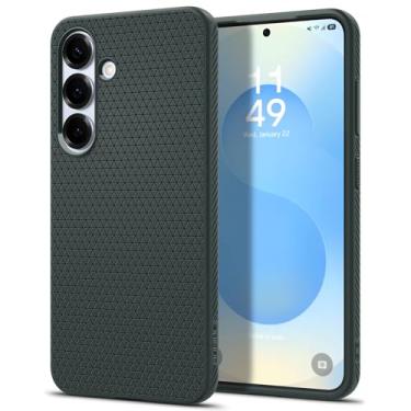 Imagem de Capa Spigen para Galaxy S25, Liquid Air [sem ímã] para Samsung Galaxy S25 - Verde Abismo